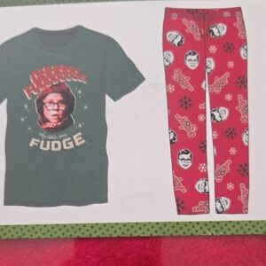 Kids Pajamas Set - Red and Green